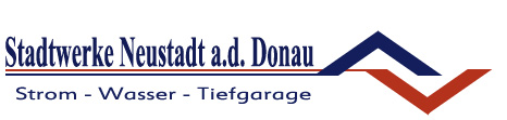 Logo der Stadtwerke Neustadt a. d. Donau.